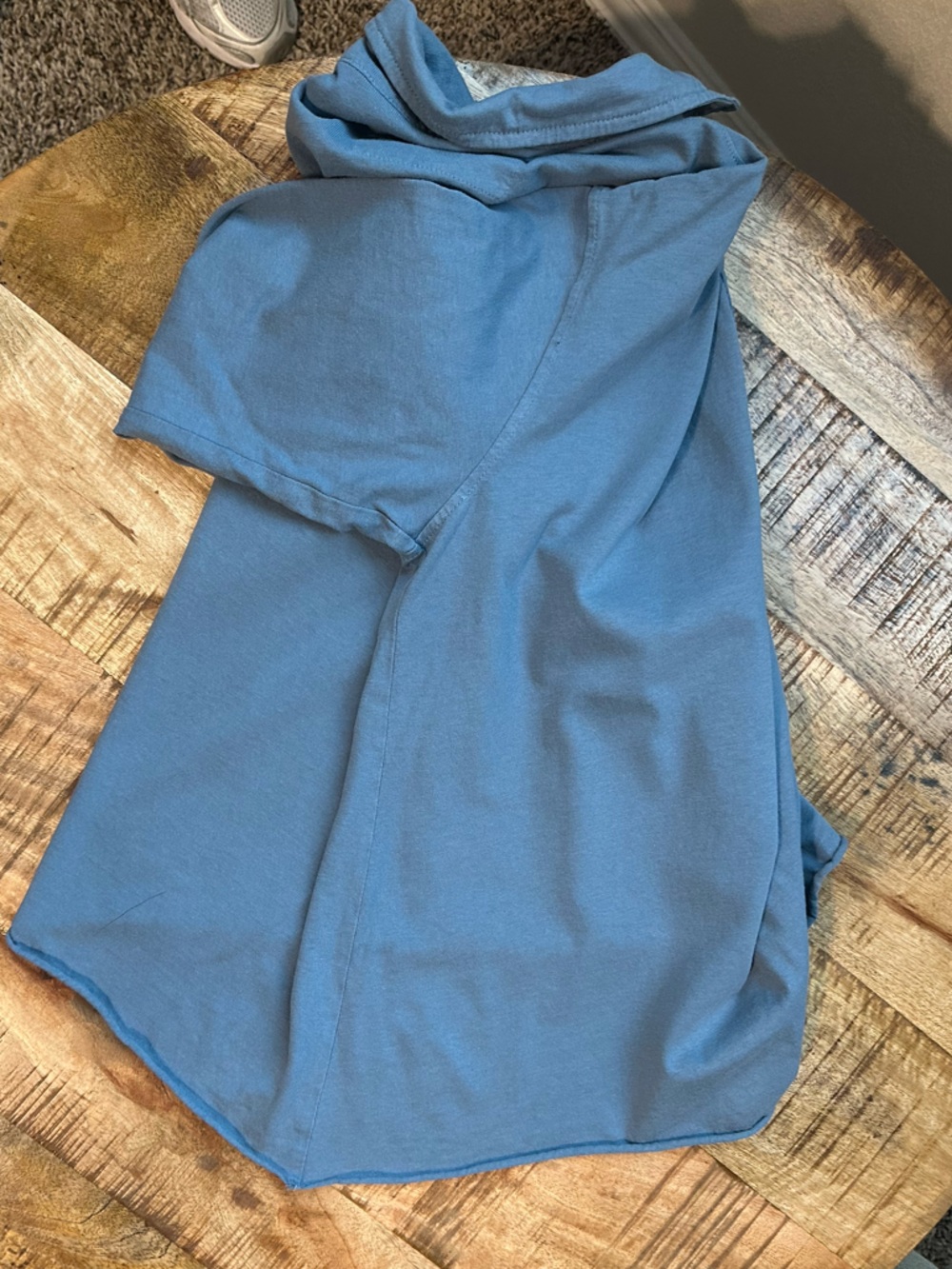 Frank & Eileen Patrick Popover Henley Collared Shirt Heritage Jersey Slate Blue - Picture 14 of 16